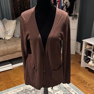 Classic Women's Brown Cardigan